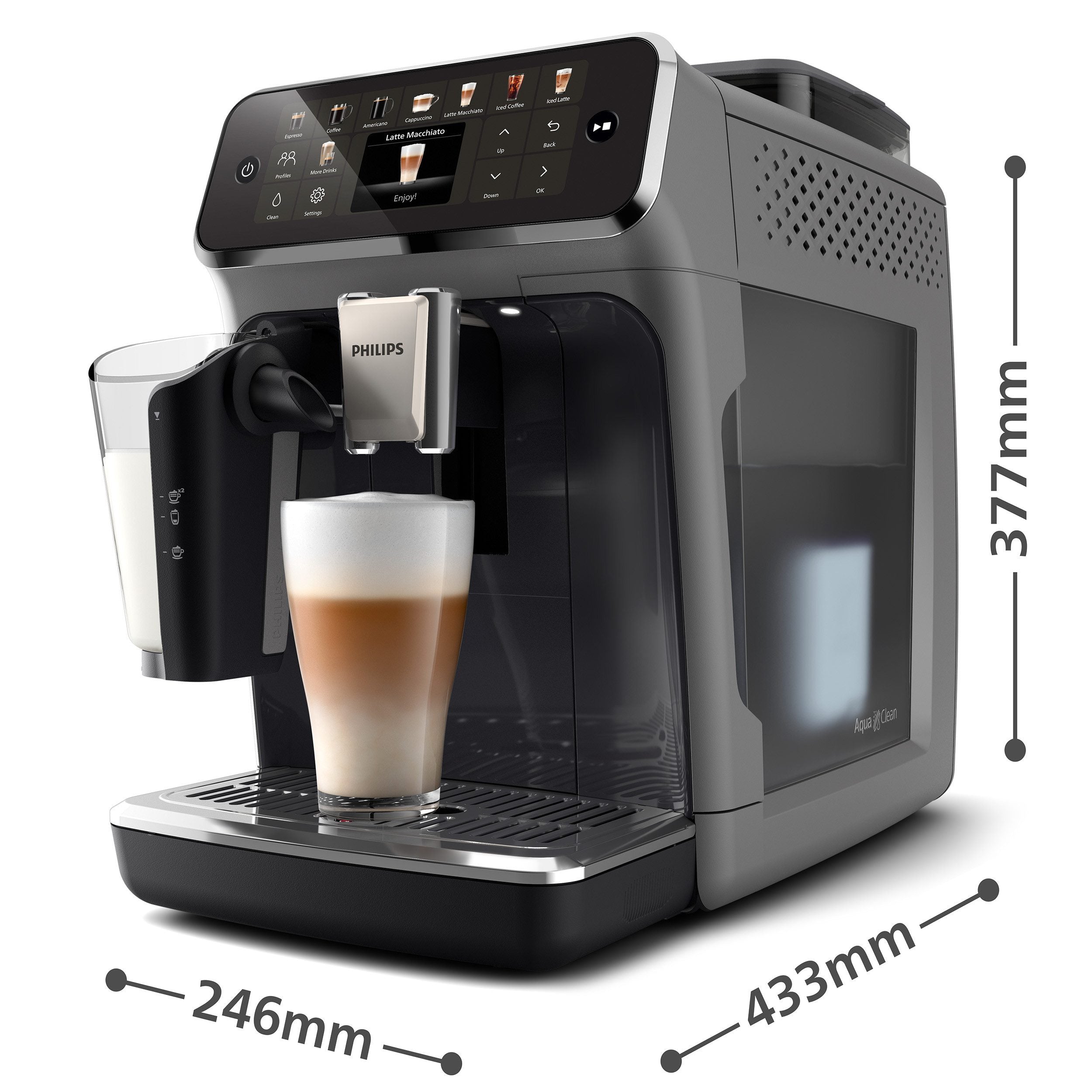 PHILIPS Kaffeevollautomat EP5544/50 5500 Series, 20 Kaffeespezialitäten